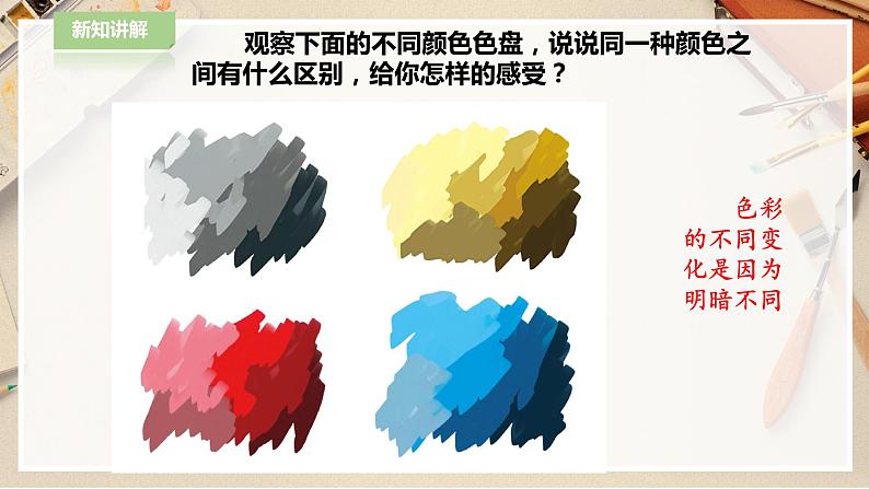 人教版四下美术  第5课《色彩的明与暗》（课件+教案）05