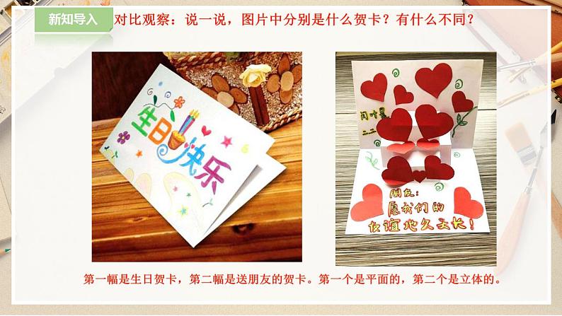 人教版 美术 二年级下册 第十四课《友谊卡》课件第2页