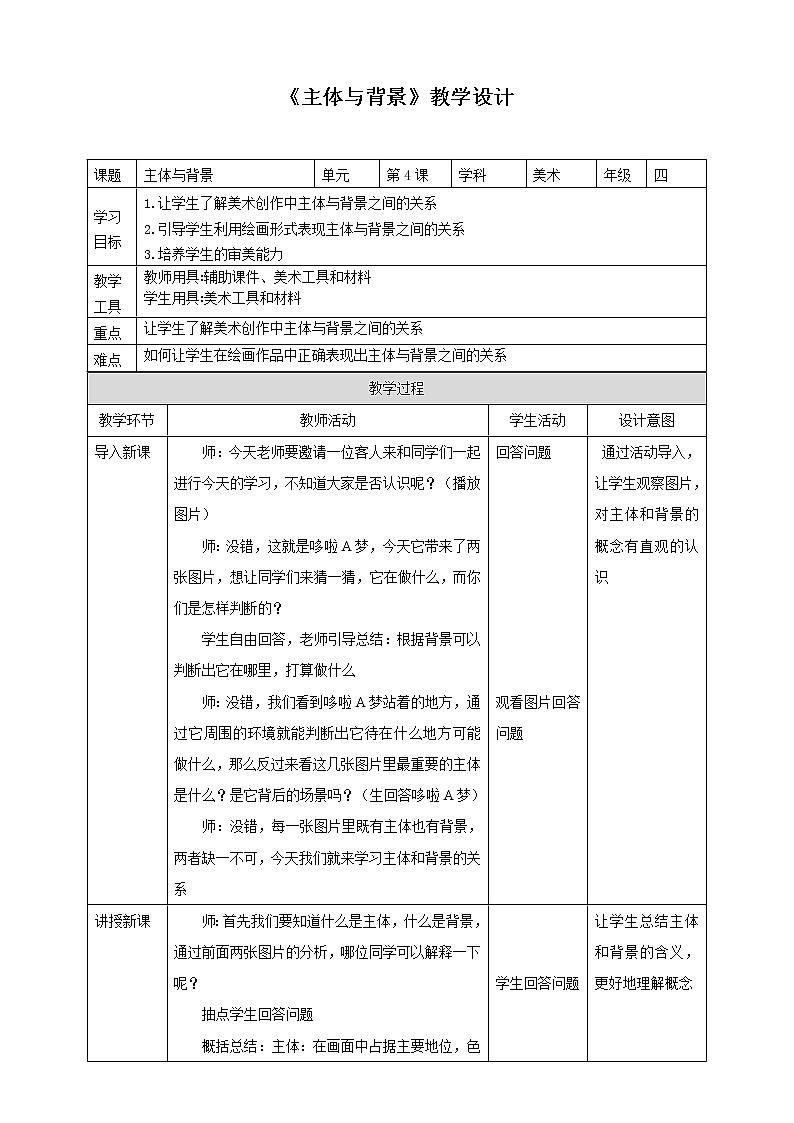 第4课《主题和背景》课件+教案+视频01