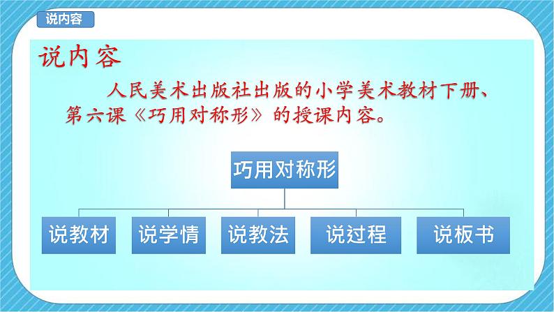 人美版 美 术四年级下册 第六课《巧用对称形》说课稿第3页