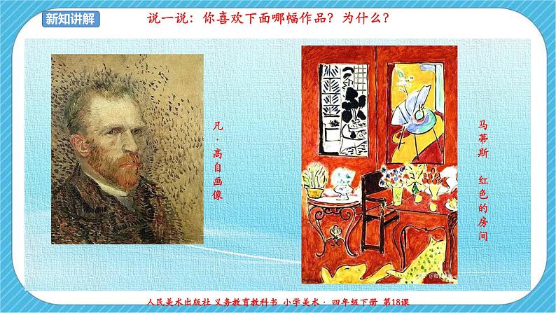 人美版 美术 四年级下册 第十八课《大师画我也画》课件第4页