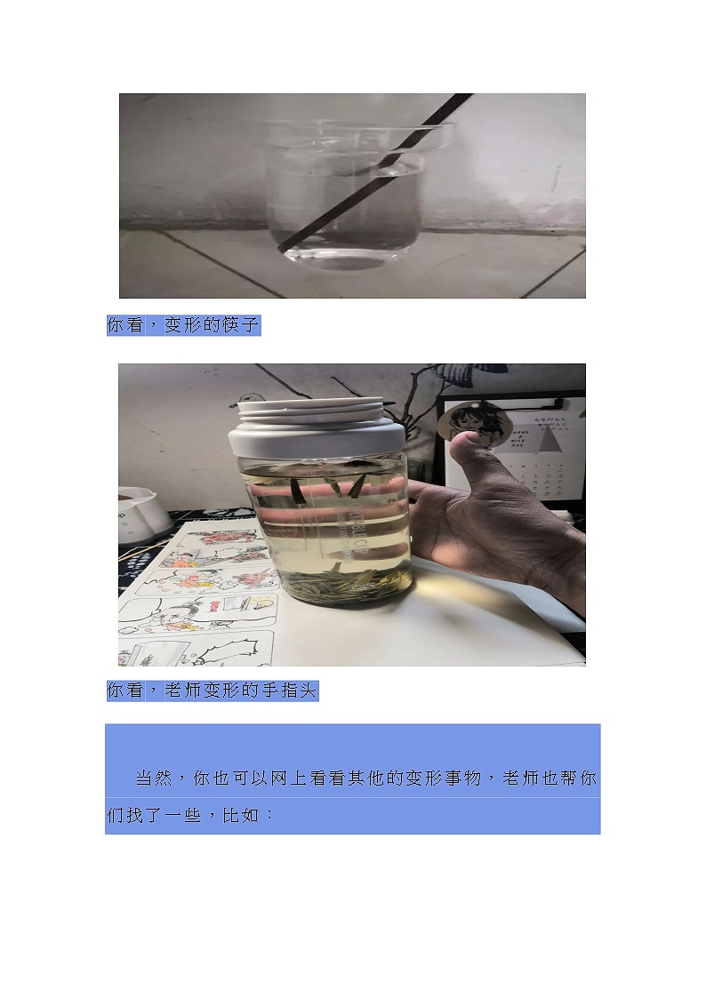 湘版小学美术四年级下册 变形的魅力第2页