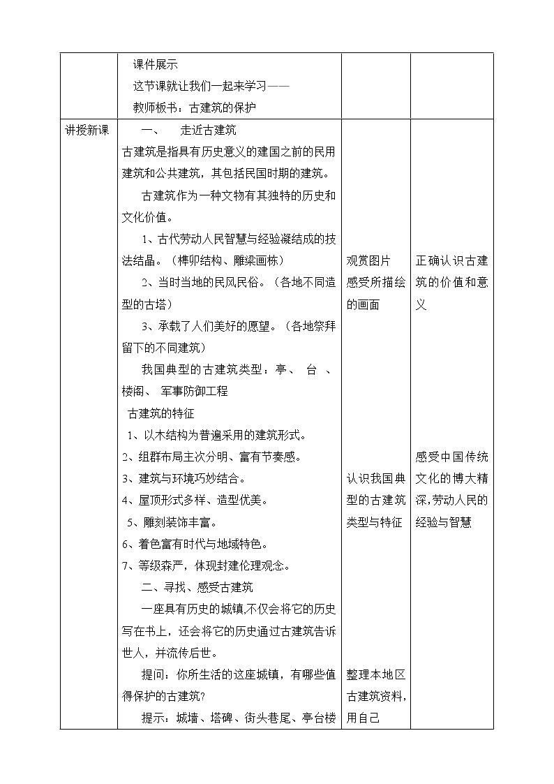 【人教版】六上美术  第13课《古建筑的保护》（课件+教案）02