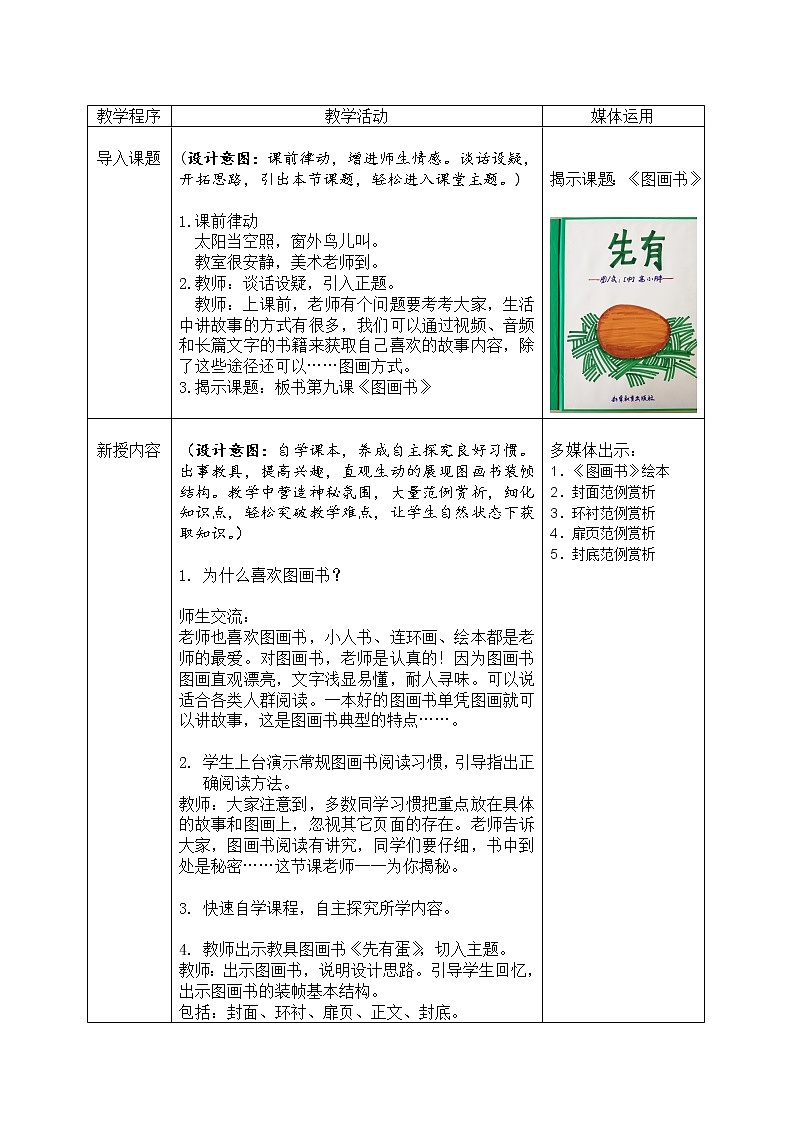 湘美版六年级下册美术 9图画书  教案02