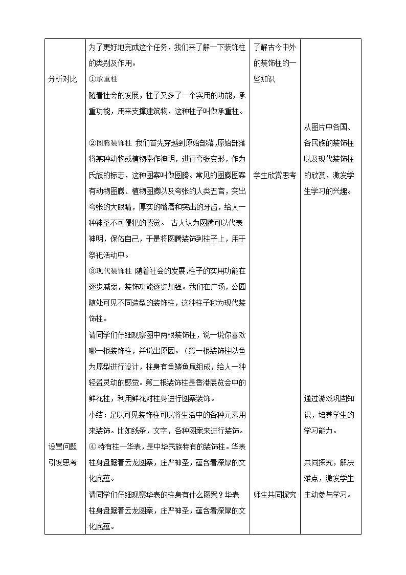 【人教版】五上美术  第15课 神奇的装饰柱 （课件+教案）02