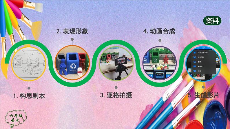 人美版美术六年级上册《电脑美术——黏土动起来》课件05