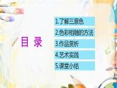 【核心素養(yǎng)目標(biāo)】人教版小學(xué)美術(shù)2上第1課《流動(dòng)的顏色》課件+教案（含教學(xué)反思）