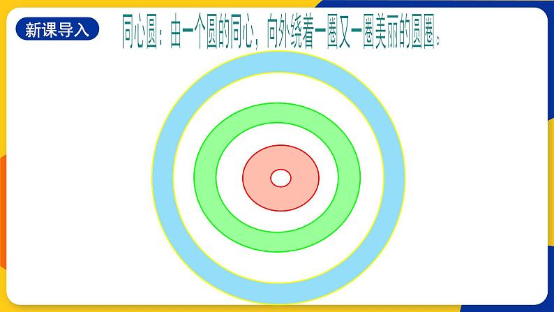 浙美版美术一上8《奇妙的同心圆》课件第3页