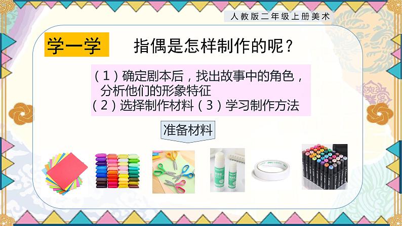 【核心素养目标】人教版2上美术第19课《指偶剧场》课件+教案（含教学反思）08
