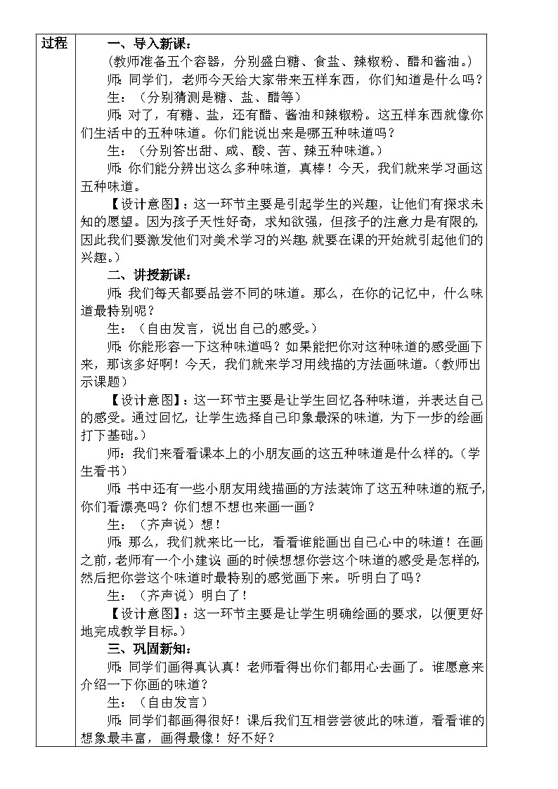人教版小学美术二年级下册《五 味 瓶》教案第2页