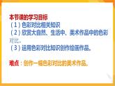 第一課 色彩的對(duì)比 課件-冀美版美術(shù)五年級(jí)下冊(cè)