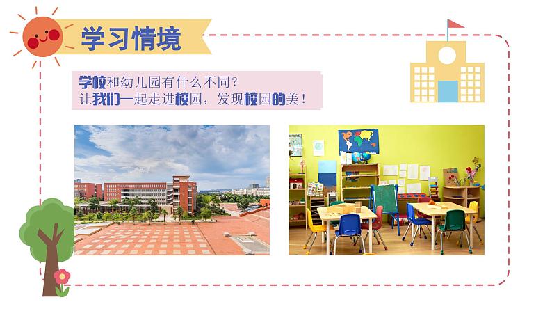 新人美版小学美术一上 第一单元 3 画一画我们的学校 课件02