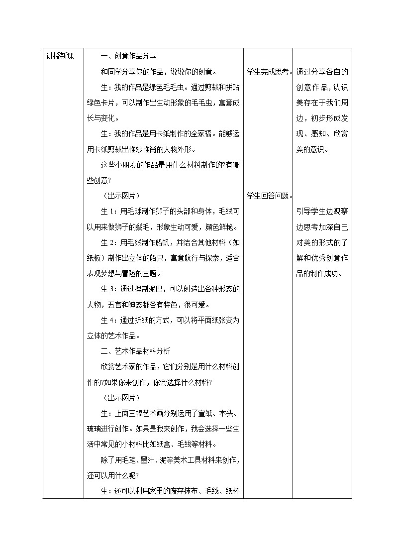 【新教材新课标】浙美版美术一年级上第6课《美的创造》课件+核心素养教案+视频202