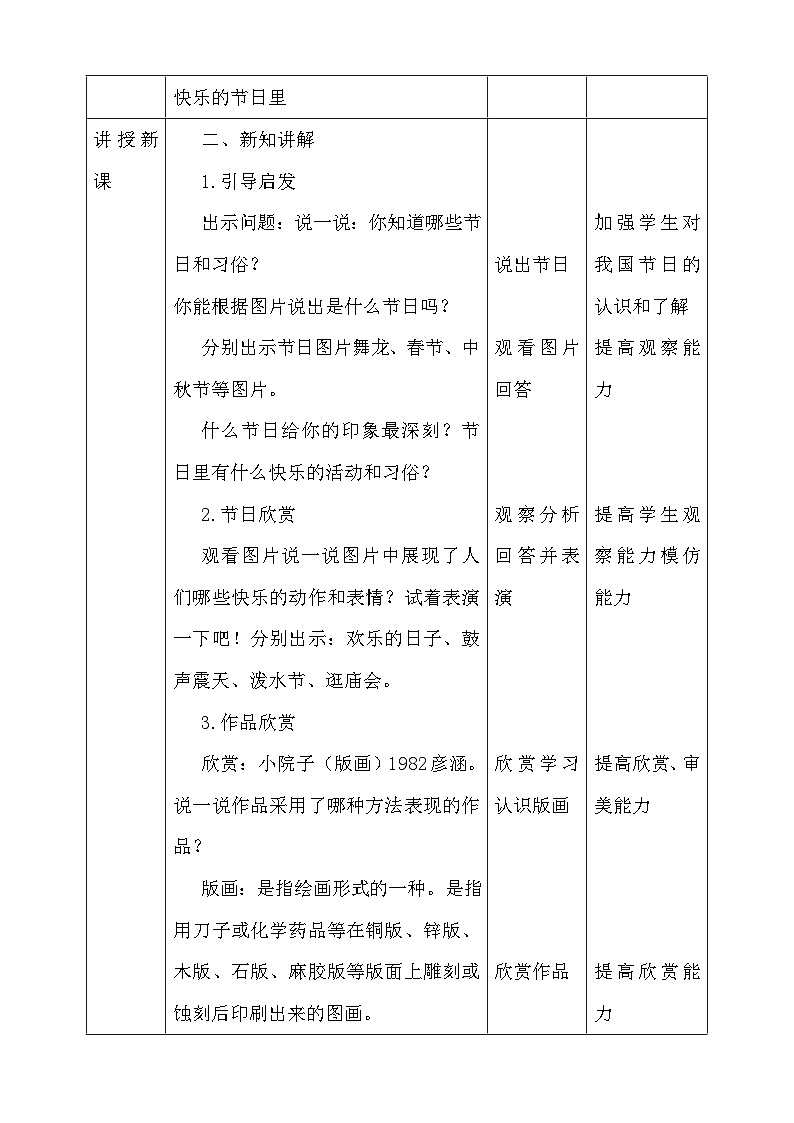 《在快乐的节日里》精品教案2第2页