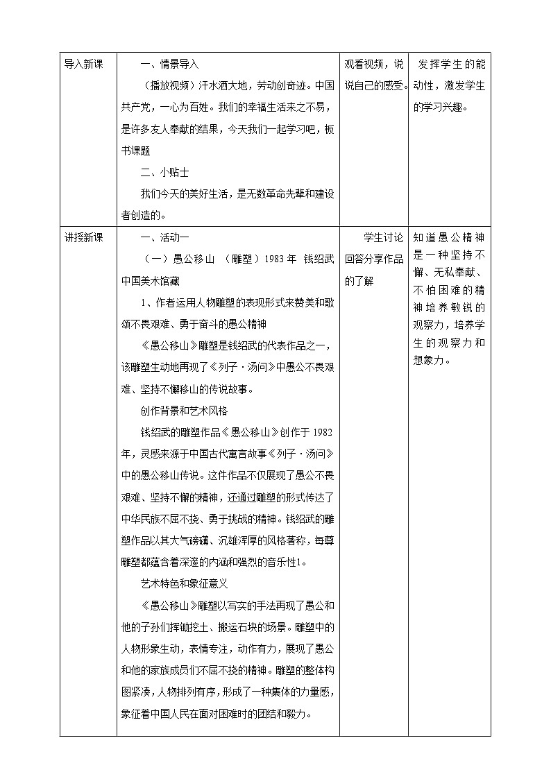 【人教版】美术  一年级上册  第四单元 3 山河新貌  课时教案第2页
