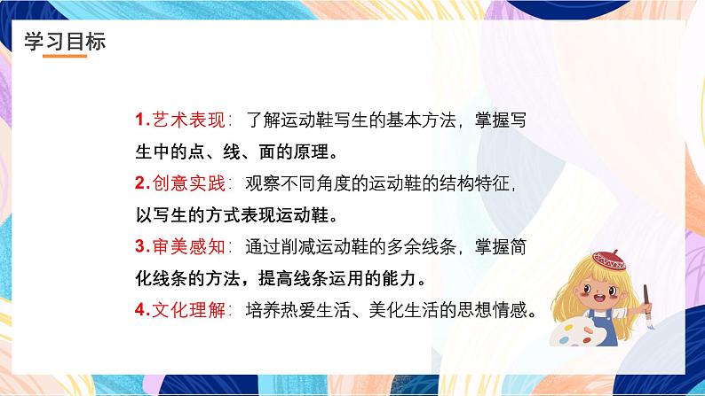 浙美版美术五年级下册第十二课《运动鞋写生》课件第2页