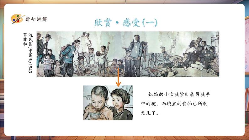 【岭南版】美术  五年级下册    第一单元  第1课《中国美术作品中人物的情感表现》课件（共30页）第7页