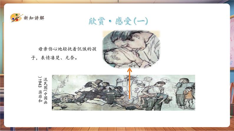 【岭南版】美术  五年级下册    第一单元  第1课《中国美术作品中人物的情感表现》课件（共30页）第8页