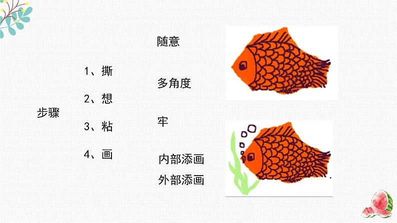 辽海版小学美术四年级下册 1-4《撕纸添画》课件第4页