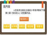人美版小學(xué)美術(shù) 四年級(jí)下冊第3課《快樂的人》說課課件