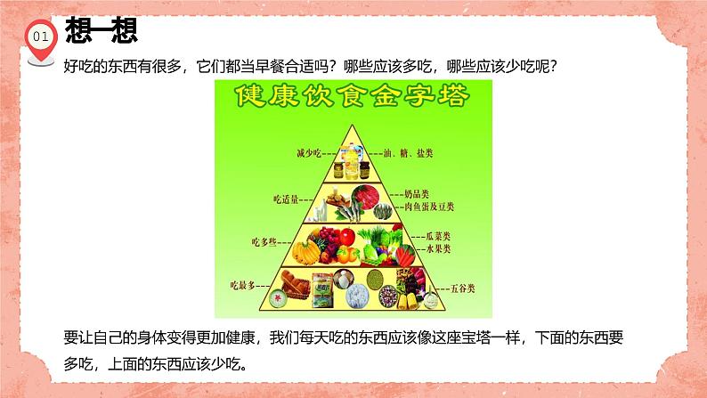 湘美版小学美术一年级上册 第14课《营养早餐》预画案 课件第4页