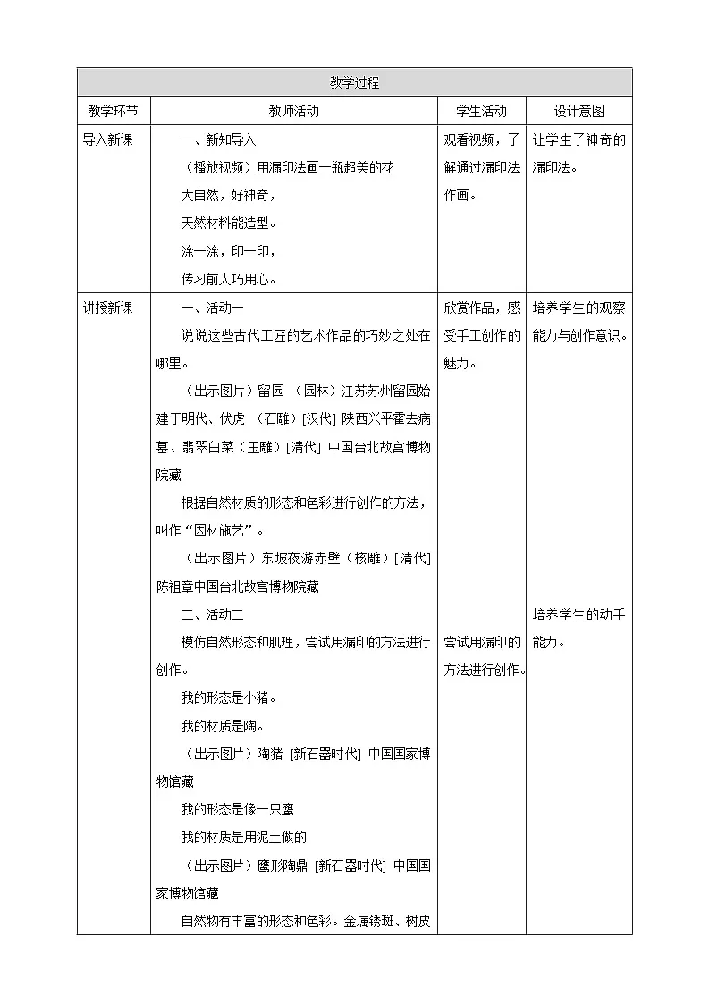 【核心素养优质课】人教版美术一年级下册第2单元第2课《前人的巧思》核心素养教案第2页