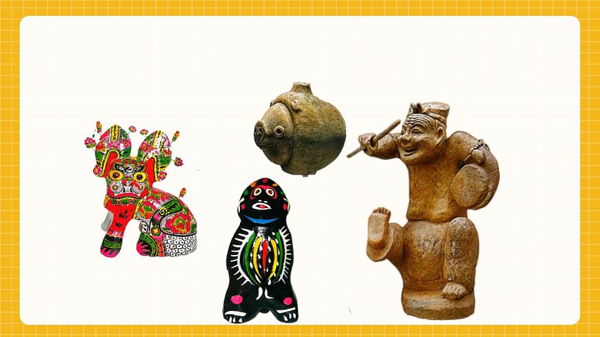 【新教材】桂美版美术一年级下册第2单元第1课《认识泥塑》教学课件第2页