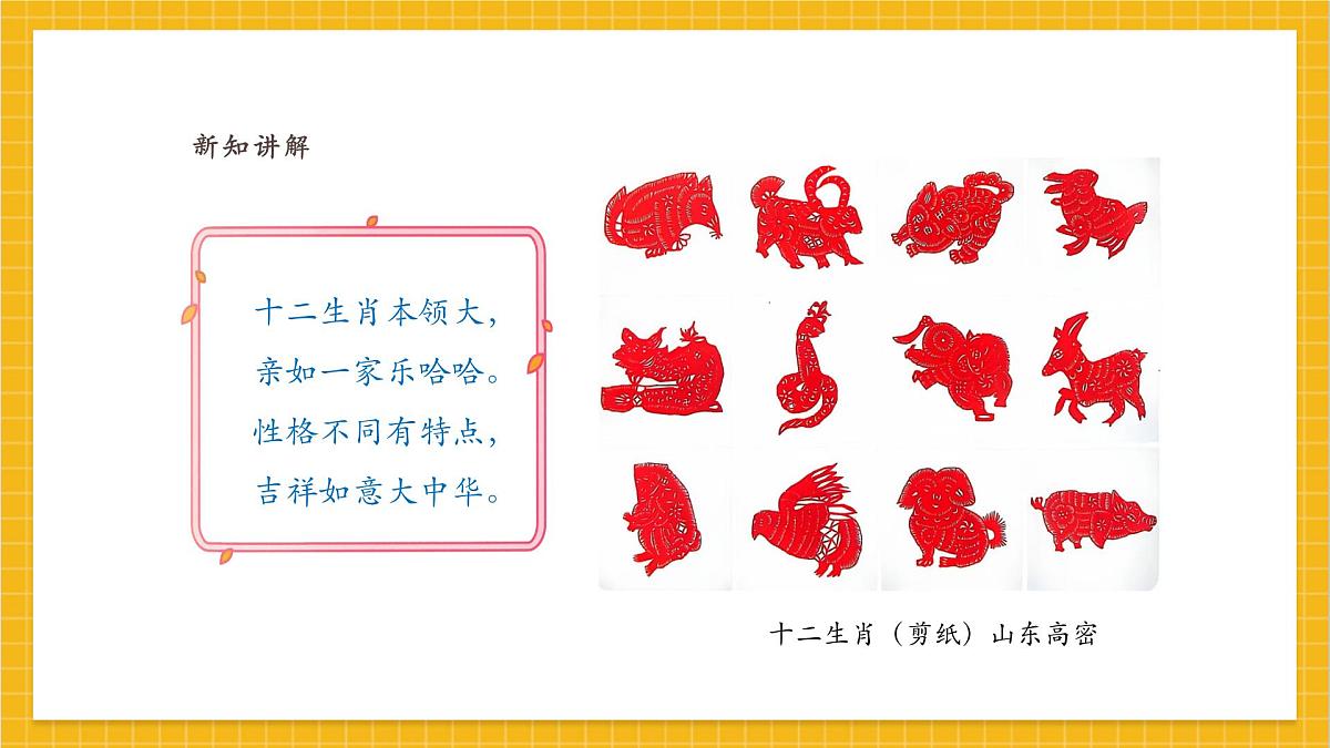 【人教版】美术 一年级上册 第一单元 2 生肖大家庭 课时课件第3页