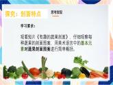 人教版美術(shù)四上 第3課《蔬果的剖面》課件