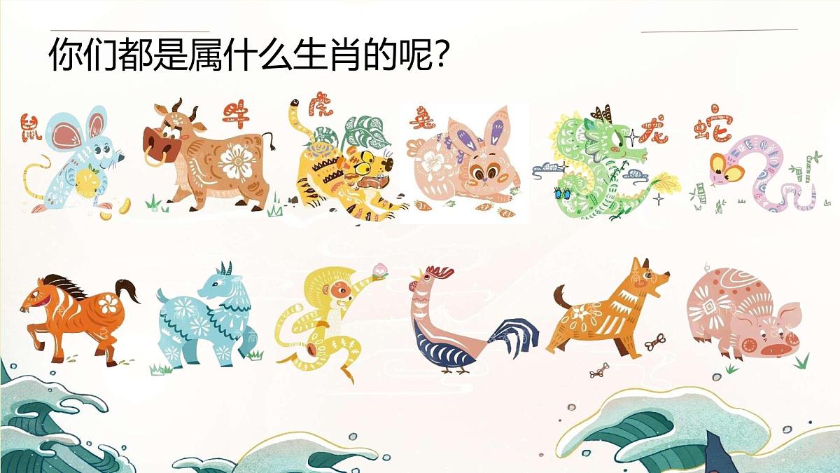 人教版(2024)一年级上册美术第二课 《生肖大家庭 》课件第5页