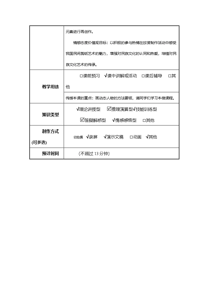 湘美版四年级美术上册 《跟奶奶学手艺》（教案）第2页