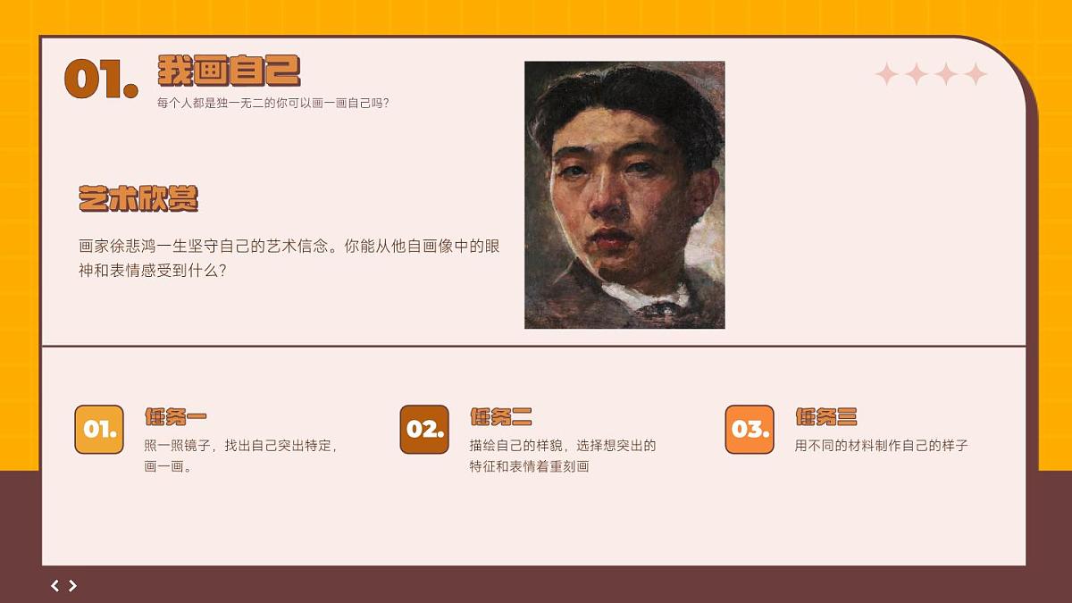 人美版(2024)美术--二年级上1《我画自己》PPT课件第2页