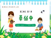 新湘美版小學(xué)美術(shù)三年級上冊第二單元1草叢中課件+素材