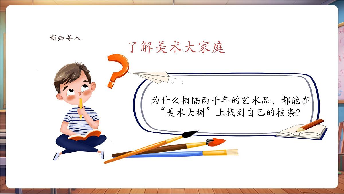 【新教材】岭南版美术三上 第二课 了解美术大家庭 精品课件（23页）第5页