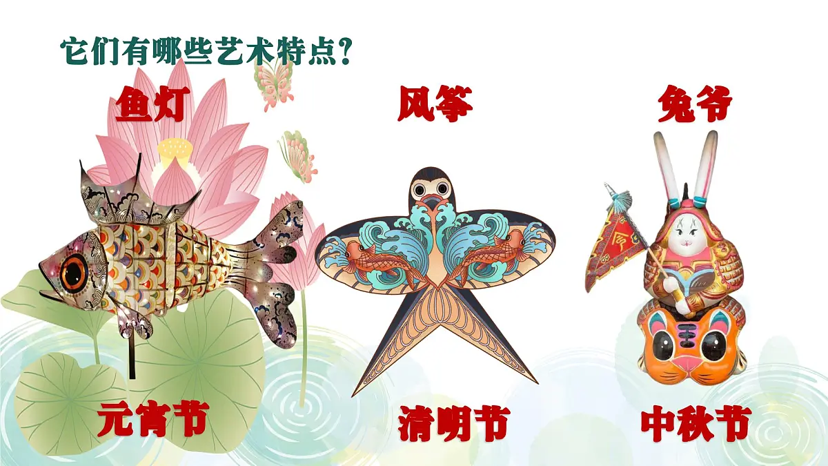 人美版三年级上册第一单元第一课《民俗的艺趣 》课件+素材第4页