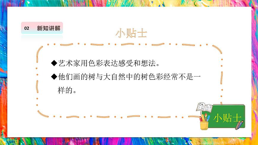 【湘美版】美术 三年级上册 第二单元 第2课《五彩树》精品课件 第7页