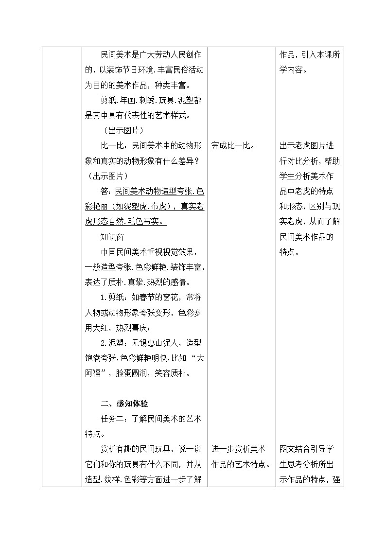 新人美版小学美术三上1-1《民俗的艺趣》教案第2页