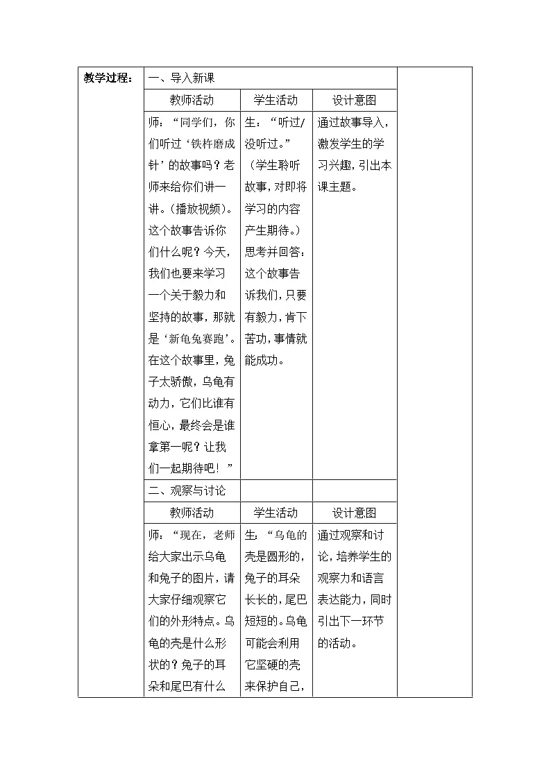 人教版（2024）一年级上册美术：第三单元1.新龟兔赛跑 教案第2页
