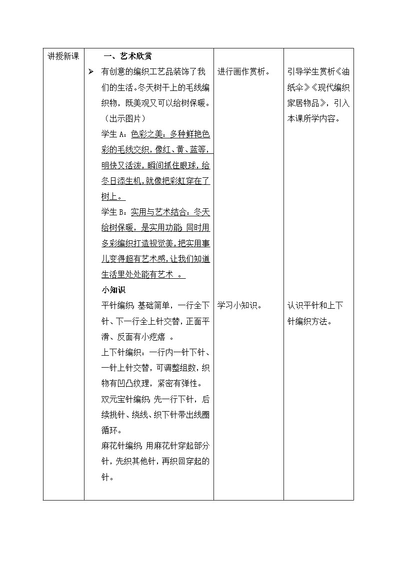 人美版2024小学美术二上第五单元《3 秀秀小手艺》教案第2页
