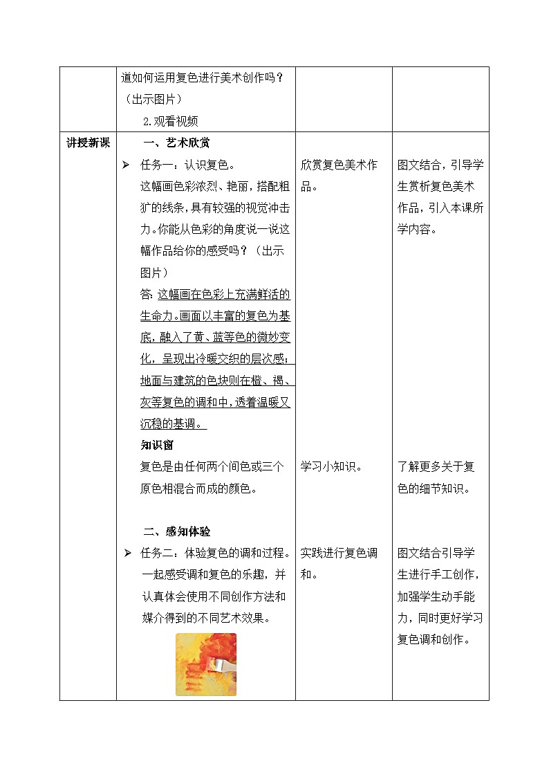 人美版2024小学美术三上第四单元《3 色彩大家族》教案第2页