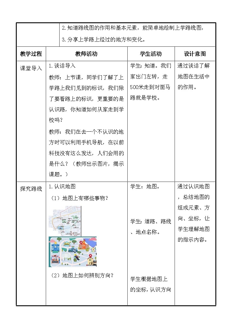 湘美版（2024）一年级上册美术第一单元 第四课：上学路上 教案第2页