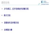 小学《体育与健康》 人教版 三年级《乒乓球运动》——正手 反手攻球动作教学 第二节课PPT 课件