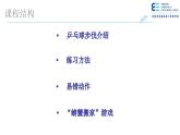 小学《体育与健康》 人教版 三年级《乒乓球运动》—步伐移动教学 第三节课PPT 课件