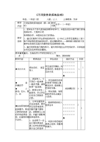 小学体育人教版一至二年级第一节 小篮球游戏获奖教学设计及反思