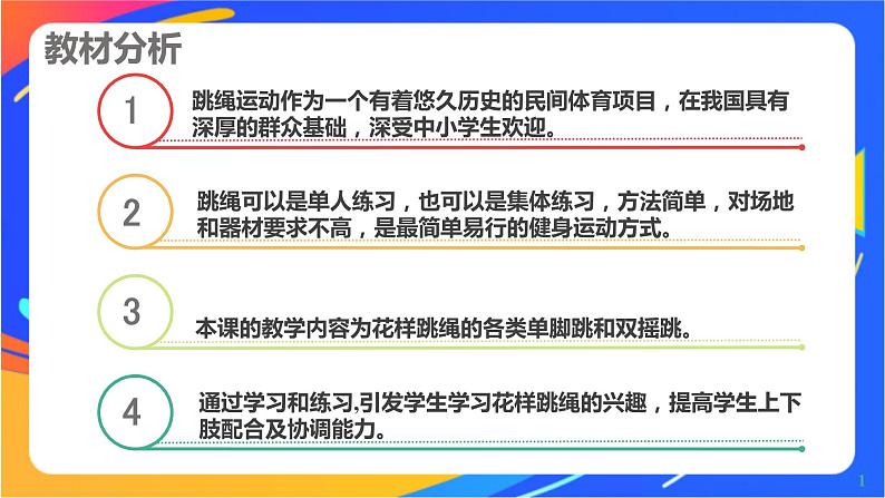 体育与健康人教版四年级-《单人单绳》课件第1页