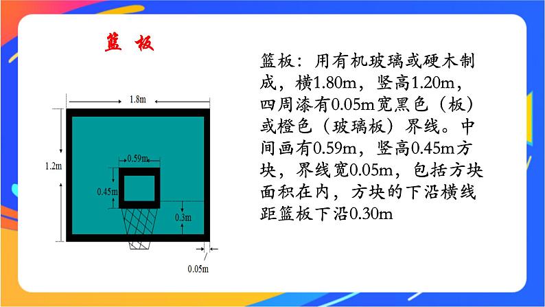 人教版体育与健康四年级-原地双手胸前投篮与游戏课件04