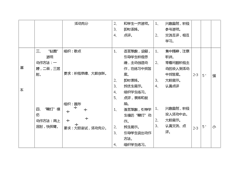 人教版 体育与健康 5-6年级全一册 -助跑投掷垒球教学设计02