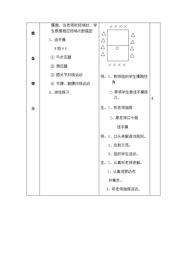 人教版 体育与健康 5-6年级全一册 投篮、传接球练习（教案） 体育-（表格式）第2页
