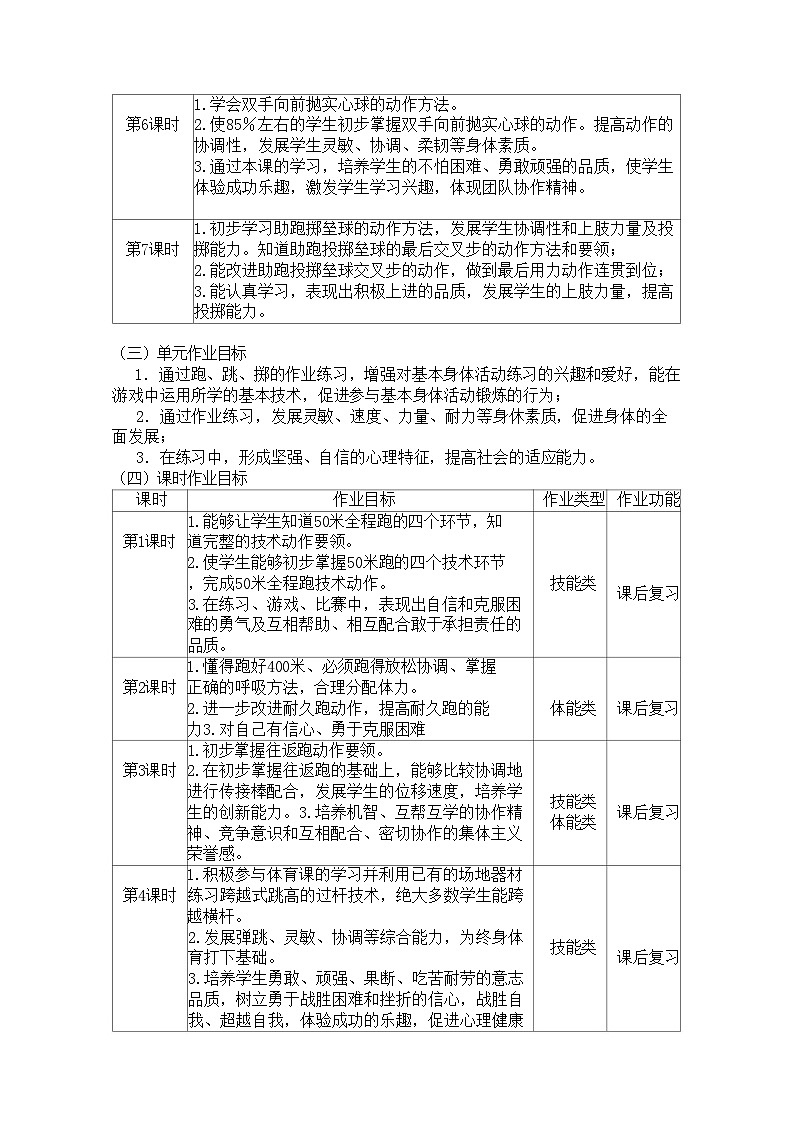 人教版 体育与健康 5-6年级全册    《第四章基本身体活动》第3页
