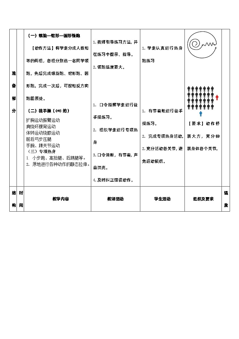 《辨别方向》教案 人教版一年级下册体育与健康第2页